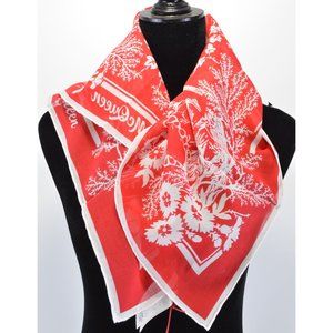 Alexander McQueen IVY SKULL CREEPER Cotton Scarf